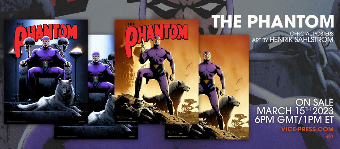 The Phantom Art Prints by Henrik Sahlstrom Header