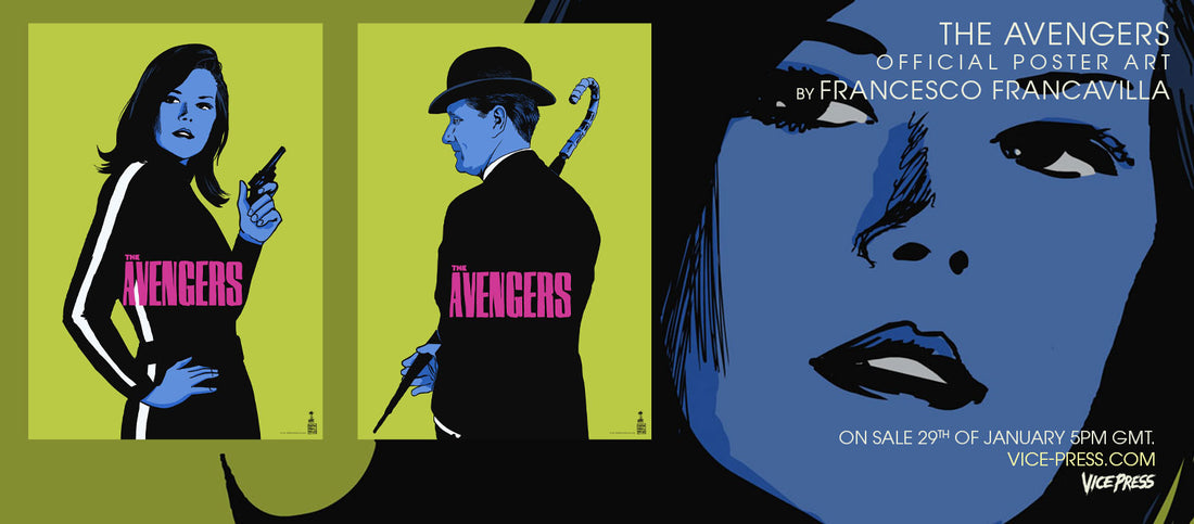 avengers steed peel art print francavilla