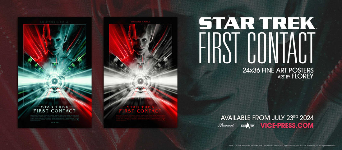 Star Trek First Contact poster by Florey