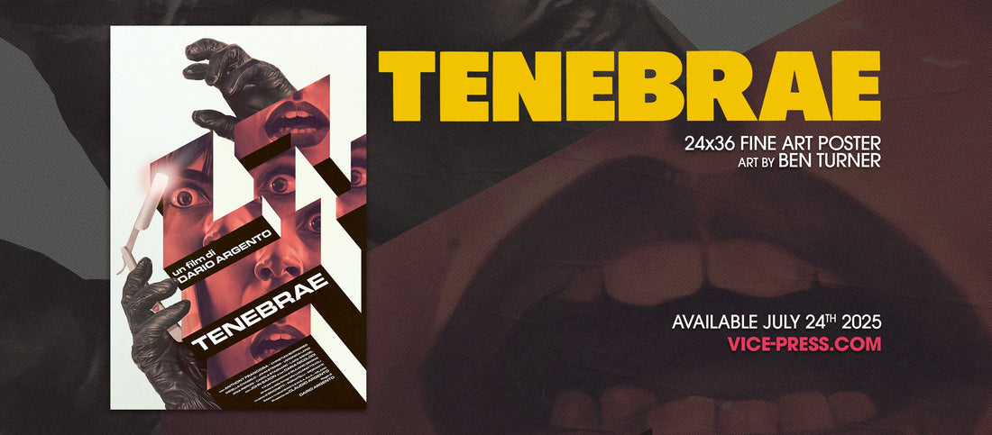 Dario Argento's Tenebrae - Movie Poster By Ben Turner