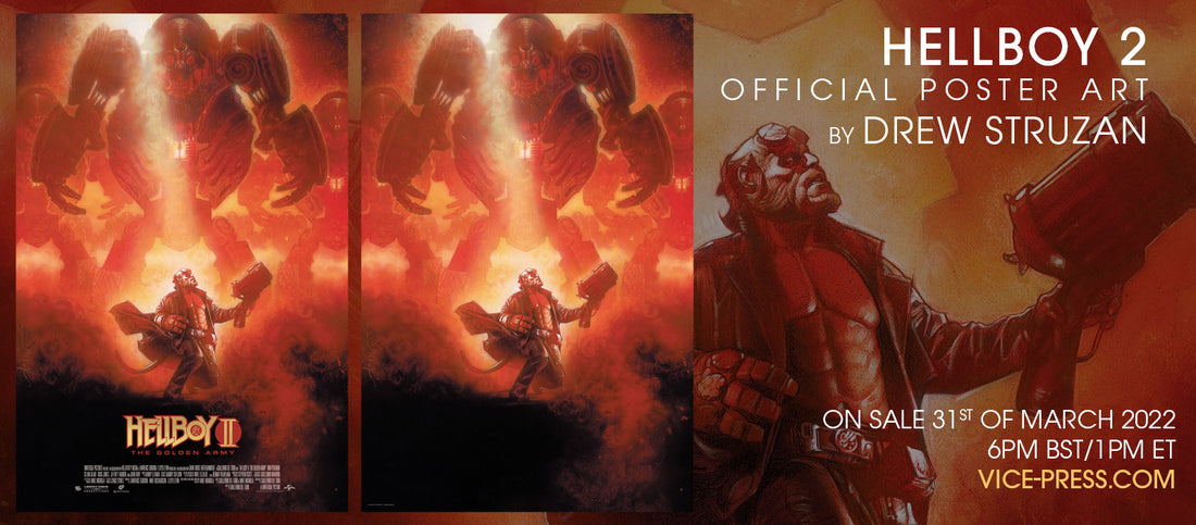 Hellboy II The Golden Army Drew Struzan Header