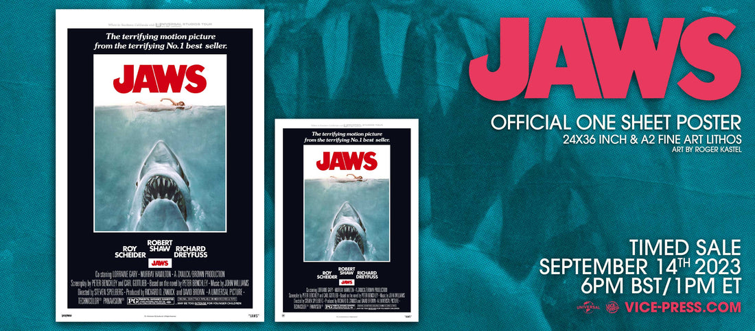 Jaws Roger Kastel Original Movie Poster