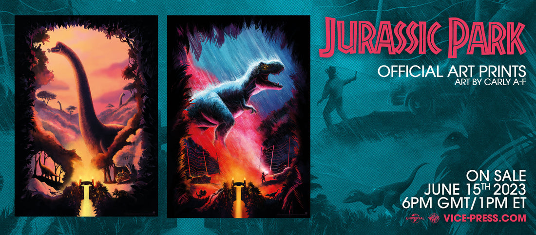 Jurassic Park Art Prints By Carly AF