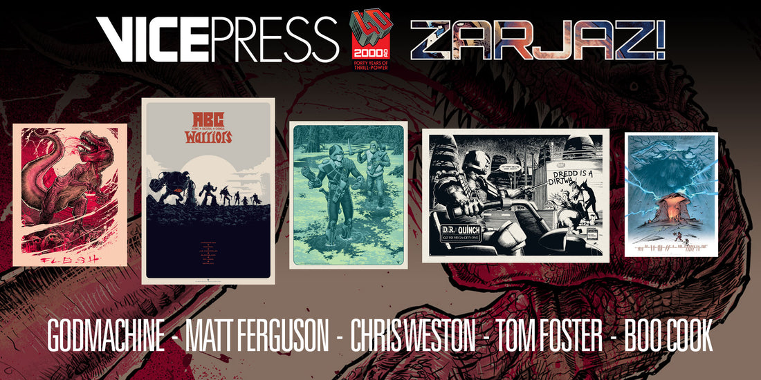 Zarjaz! An Art Tribute To 40 Years Of 2000 AD: Phase Three