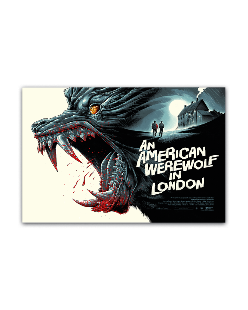 An American Werewolf In London Poster By Luke Preece