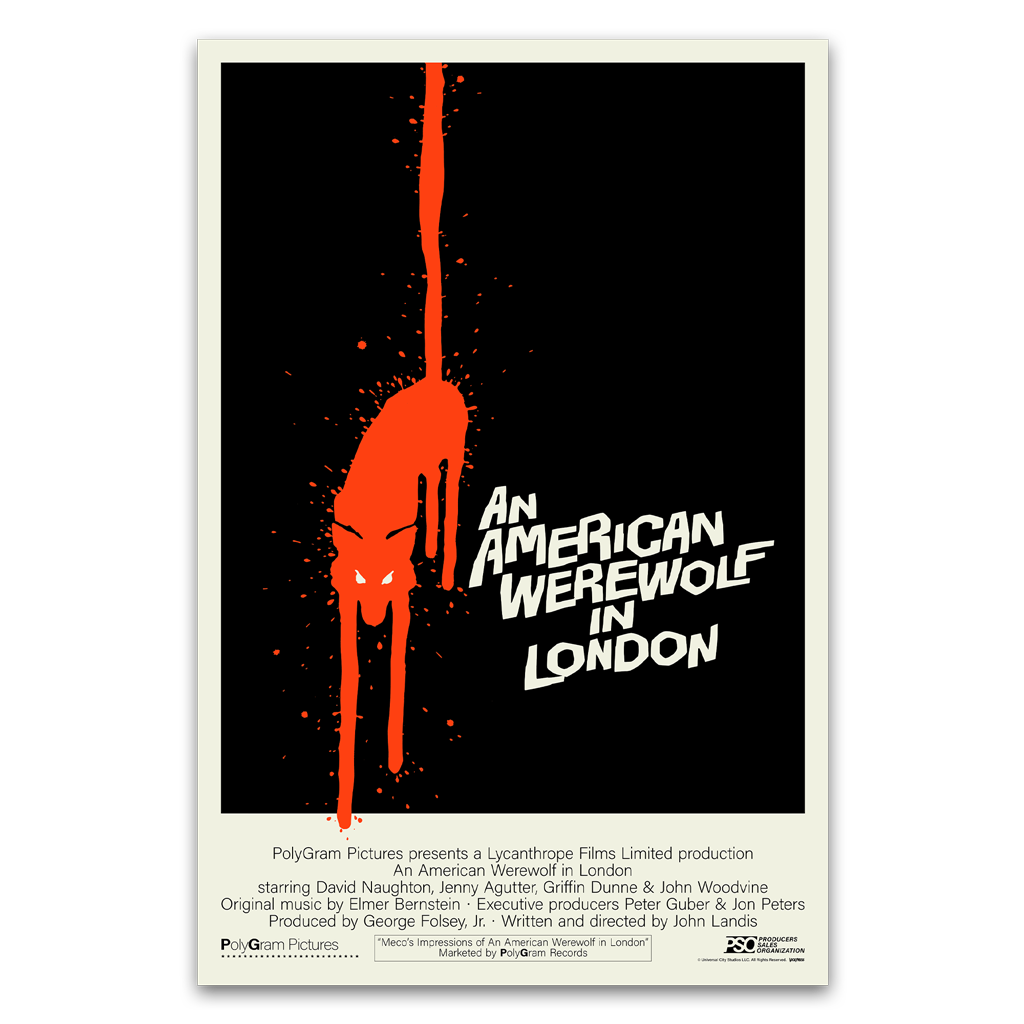 An American Werewolf in London original movie poster