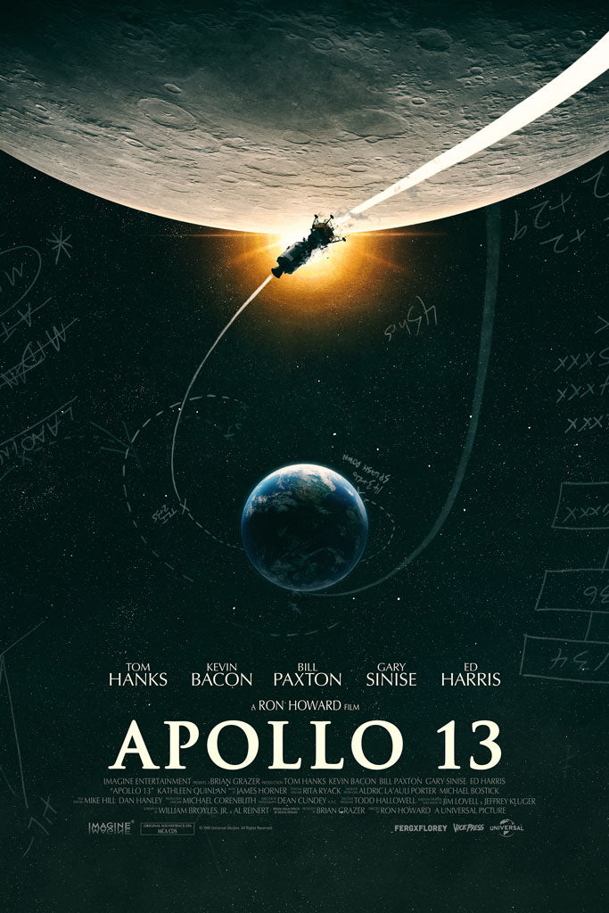 Apollo 13 The Film Vault Movie Poster By Matt Ferguson & Florey