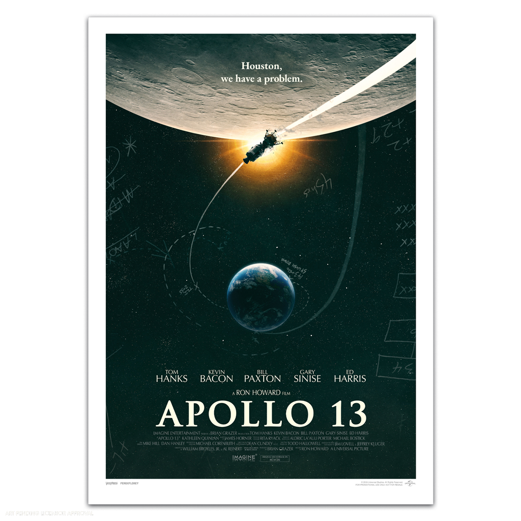 Apollo 13 the film vault steelbook poster by Matt Ferguson and florey