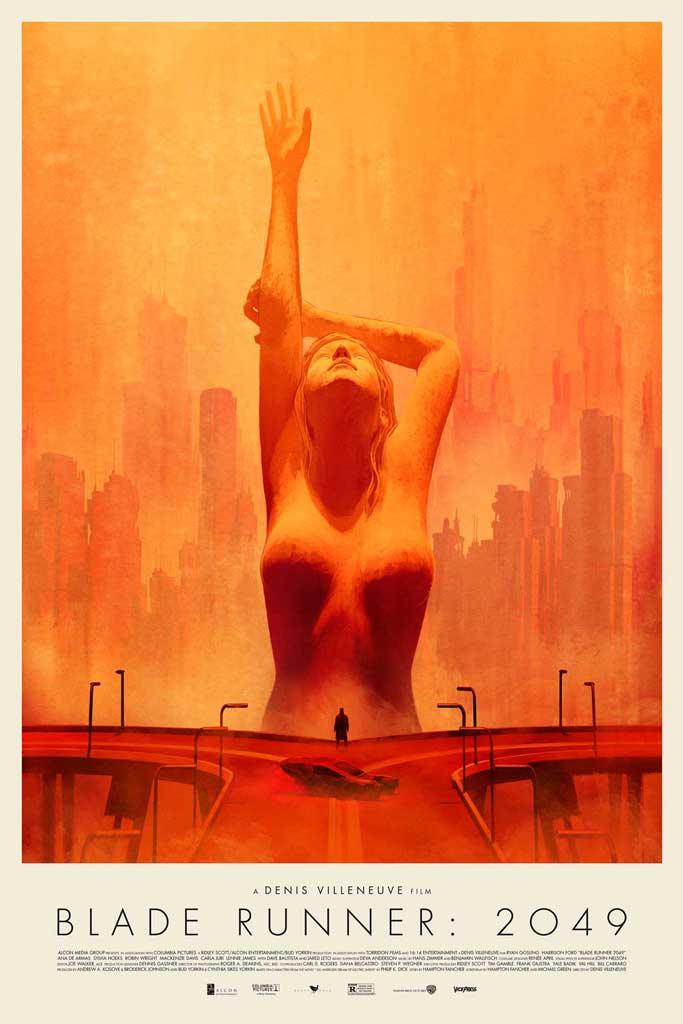 Blade Runner 2049 movie poster by Matt Griffin