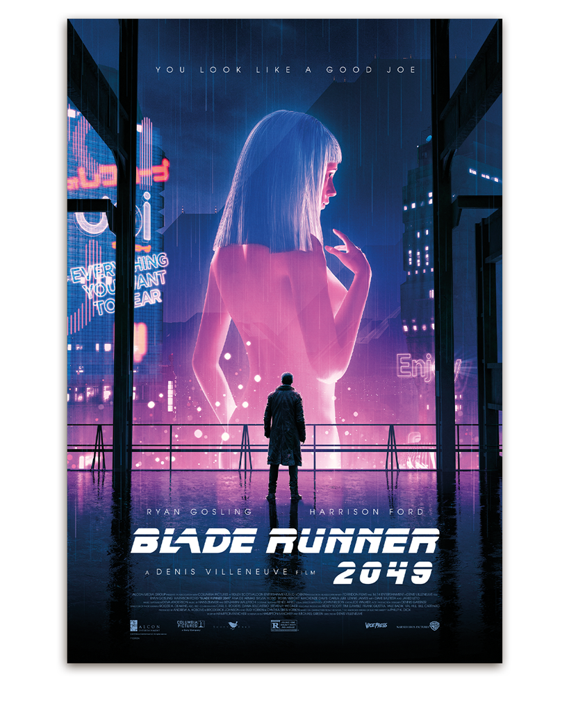 Blade Runner 2049 one sheet 27x40 inch movie poster by matt Ferguson