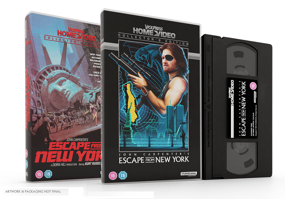 Vice Press Home Video John Carpenter's Escape From New York VHS