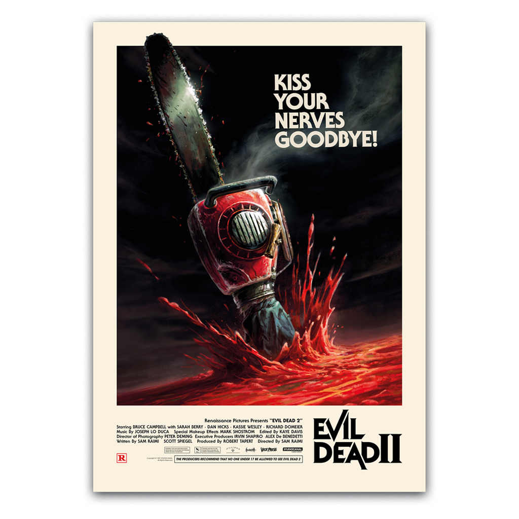 Evil Dead II James Bousema Editions movie poster