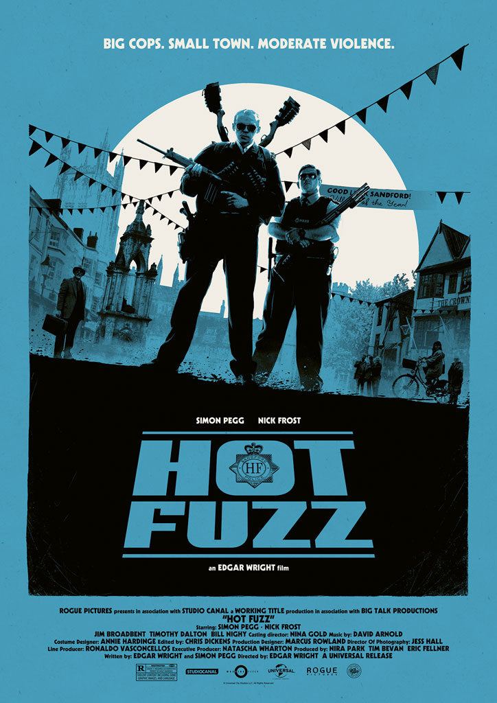 Hot Fuzz Movie Poster By Matt Ferguson