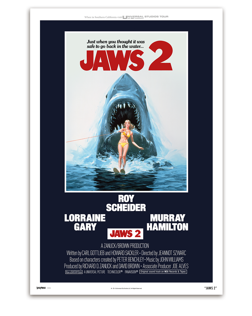 Jaws 2 original one sheet movie poster