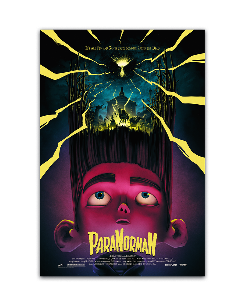 Paranorman movie poster by Matt Ferguson and Florey