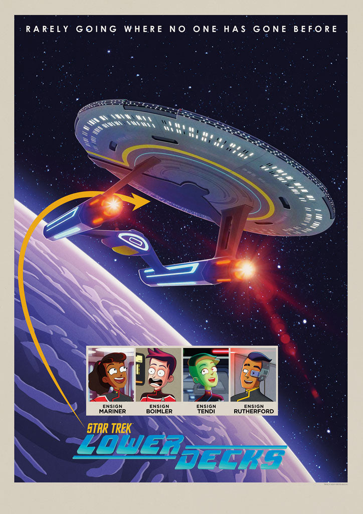 Star Trek Lower Decks Season 1 Key Art Print