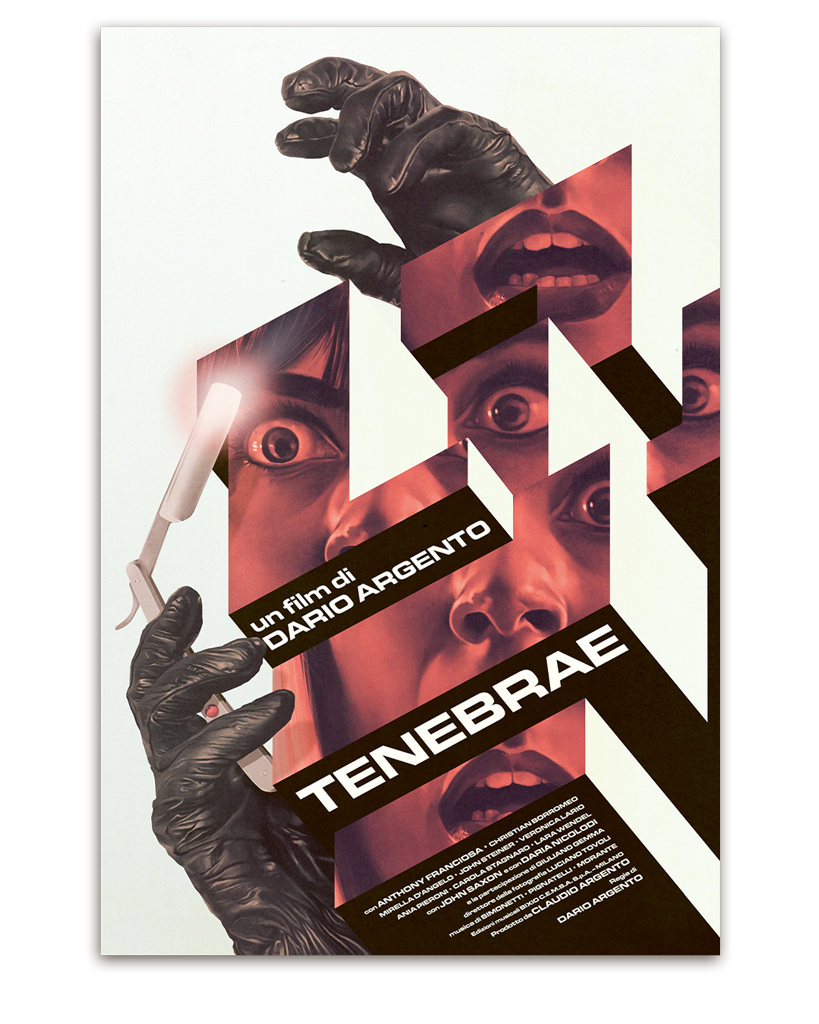 Dario Argento Tenebrae movie poster by Ben Turner