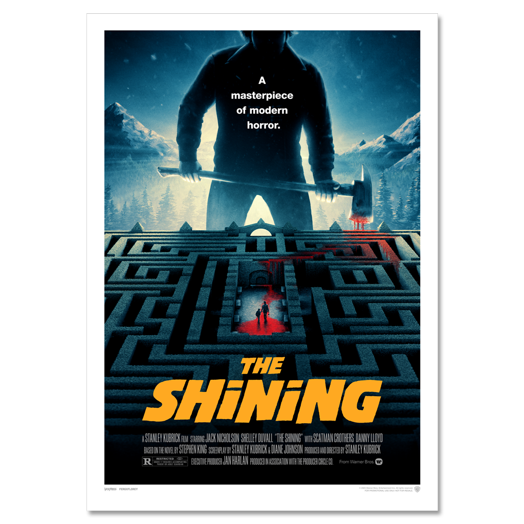 The Film Vault Wave 3: The Shining Vice Press Editions Movie Poster By Matt Ferguson and Florey
