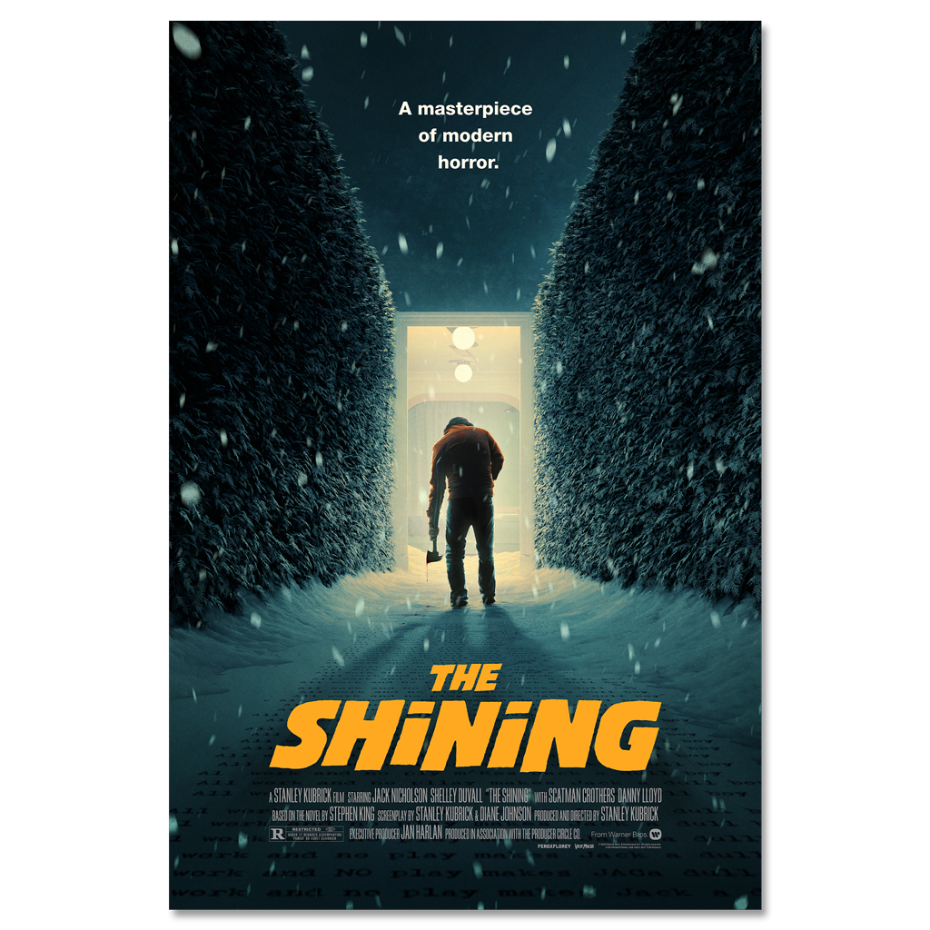 The Shining 24x36 Inch Movie Poster By Matt Ferguson and Florey