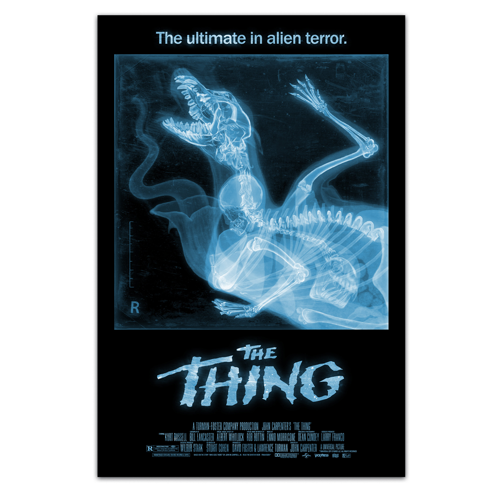 The Thing by Jason Raish Movie Poster Bottleneck Gallery