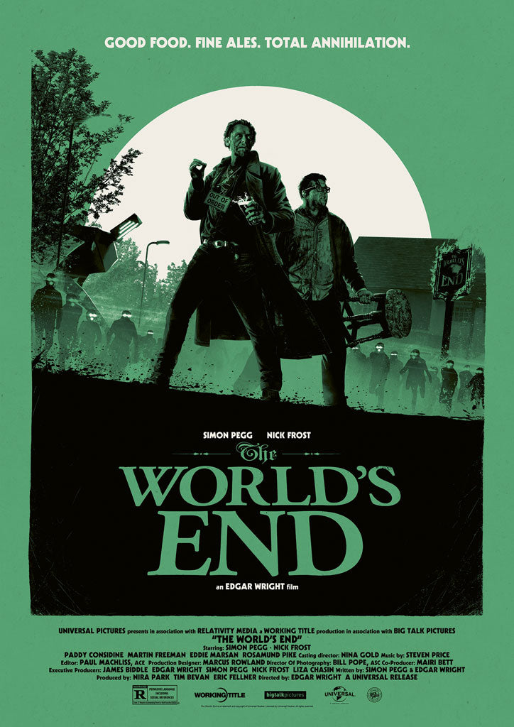 The World's End Movie Poster By Matt Ferguson