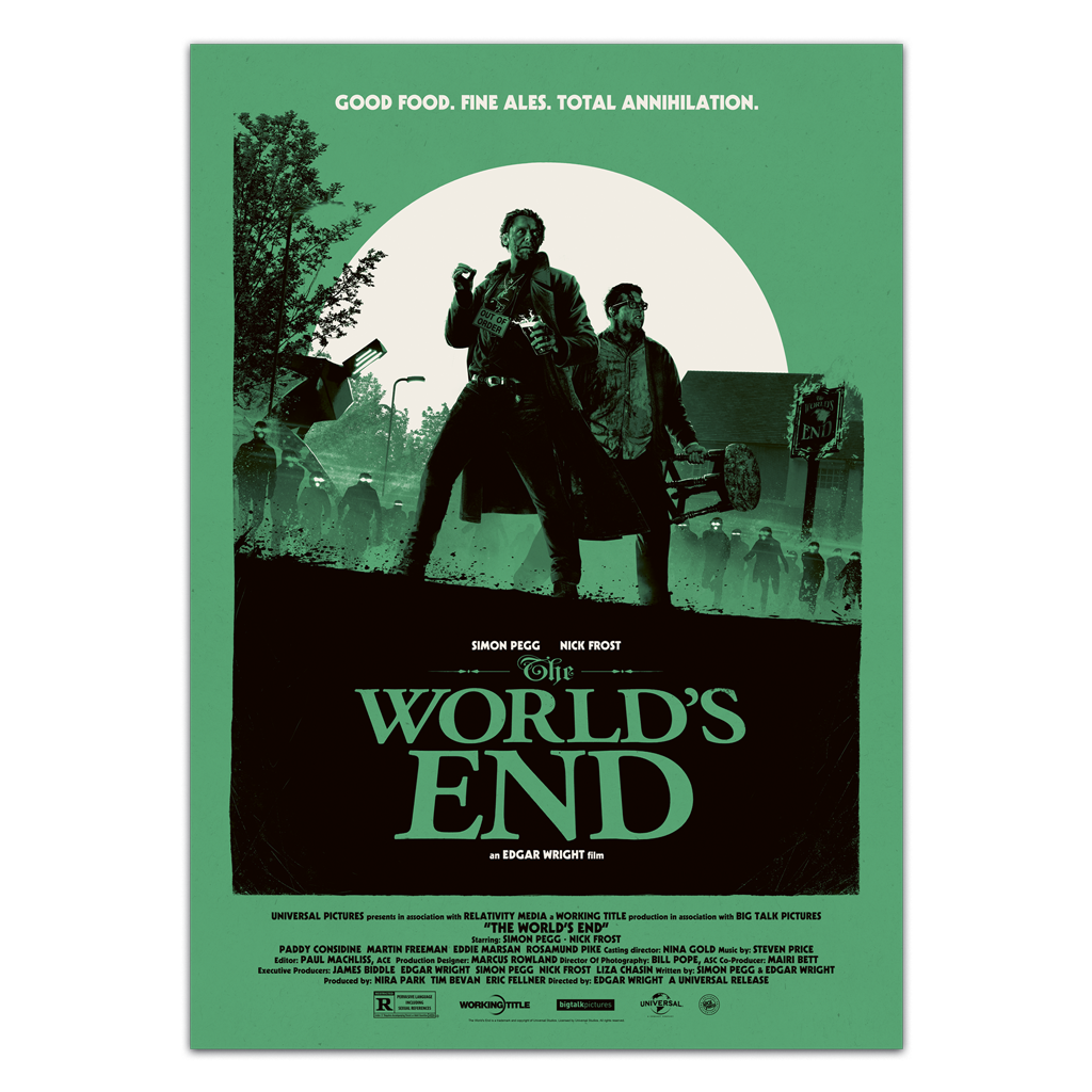 The World's End Movie Poster By Matt Ferguson