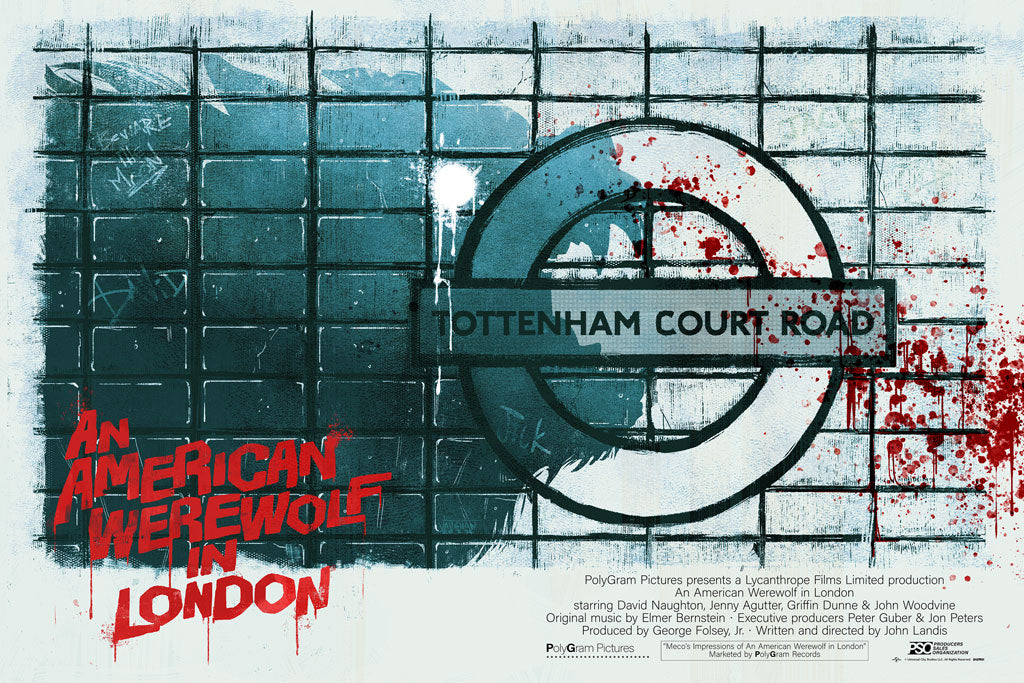 An American Werewolf In London Movie Poster By Heather Vaughan