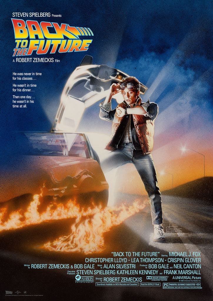 Back To The Future Movie Poster By Drew Struzan