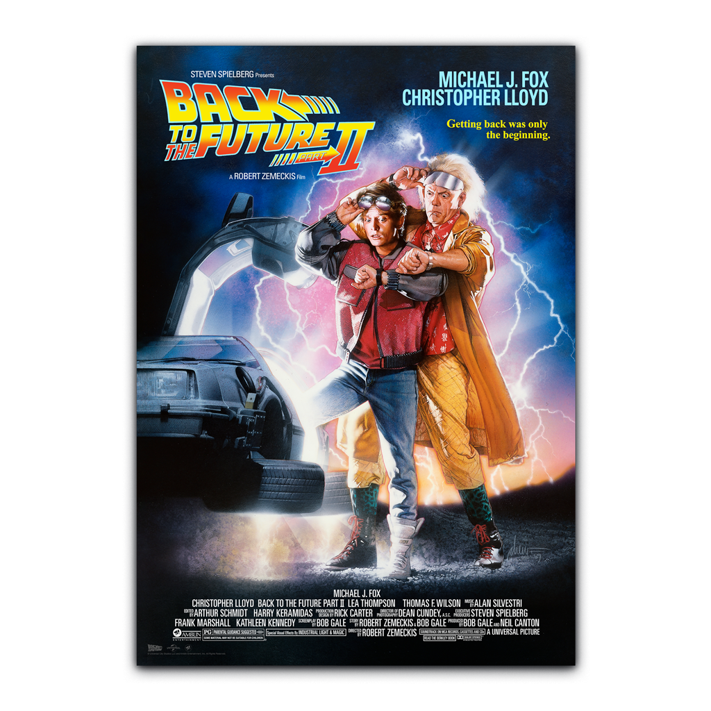 Back To The Future part II fine art print Poster By Drew Struzan