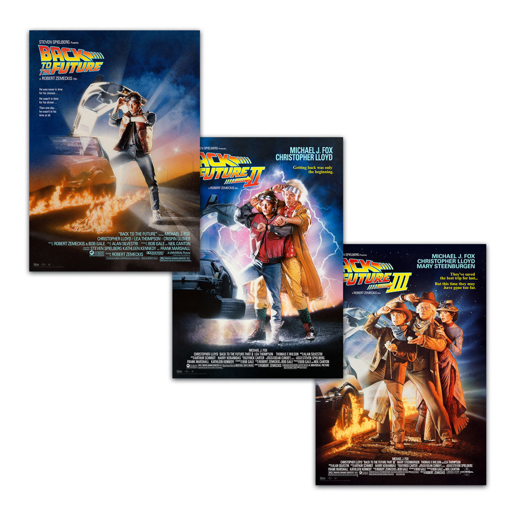 Drew Struzan back to the future trilogy movie posters