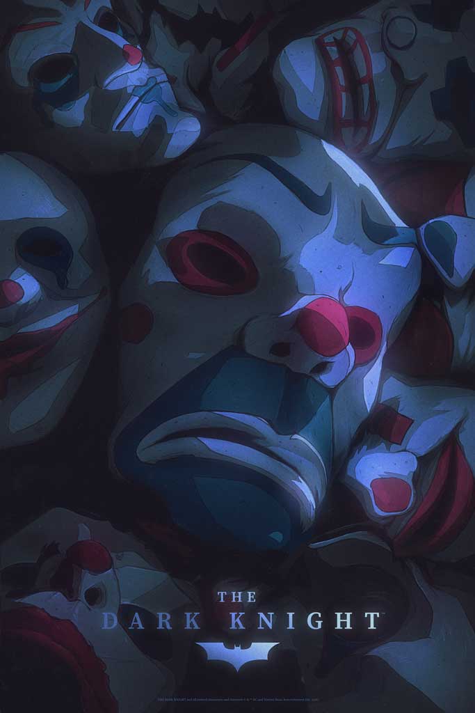 Batman The Dark Knight poster by Daniel Taylor