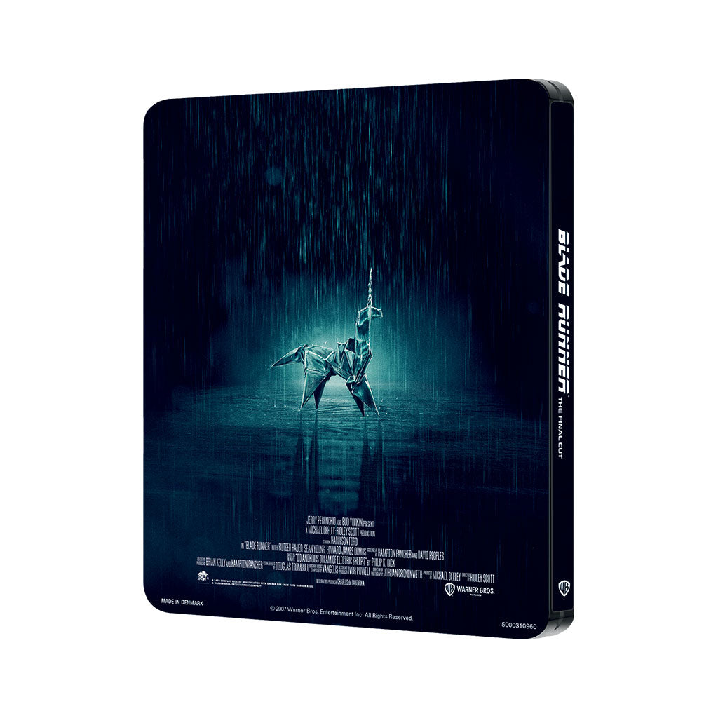 blade runner film vault steelbook back art by Matt Ferguson and florey