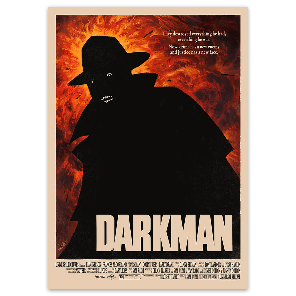James Bousema Editions Darkman poster