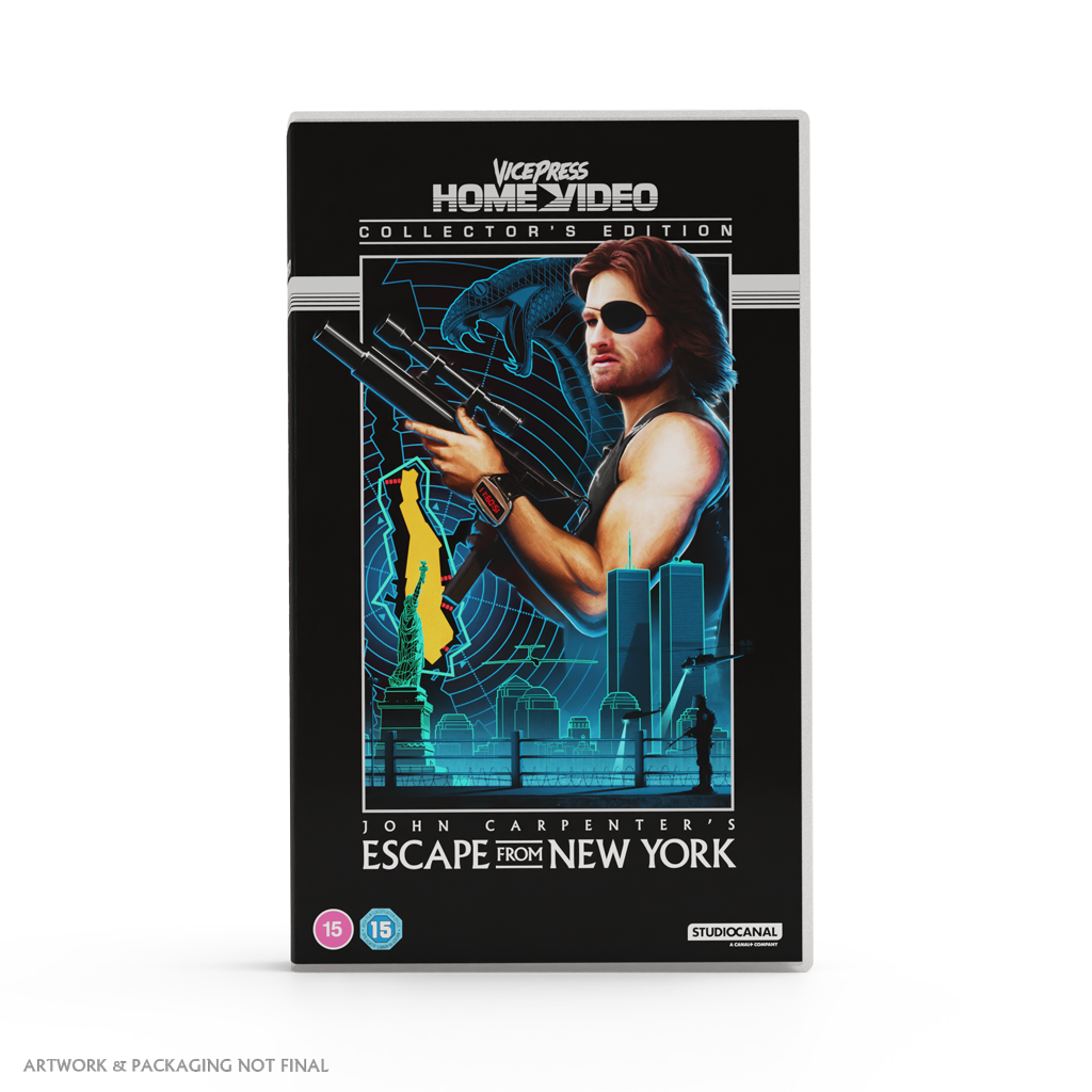 John Carpenter's Escape From New York Matt Ferguson VHS Cover