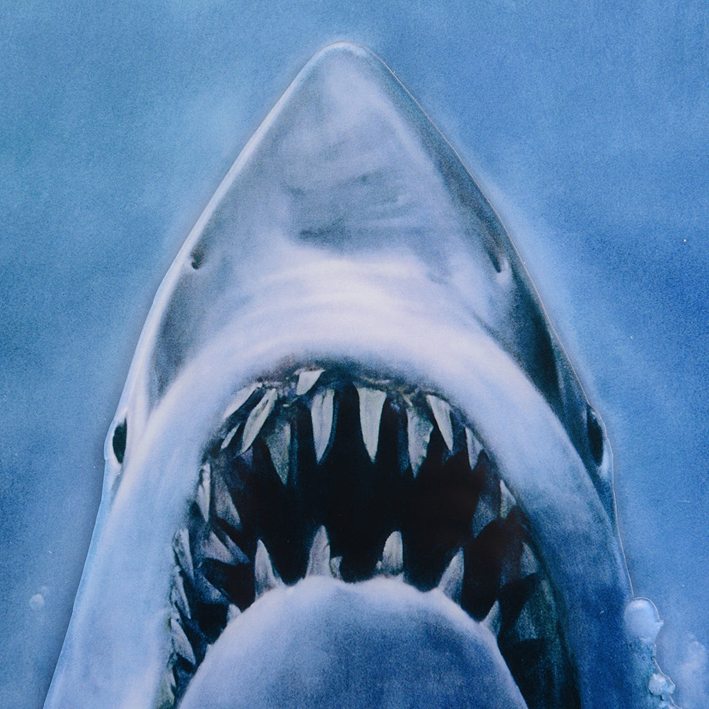 Jaws multi-layer acrylic poster detail 2
