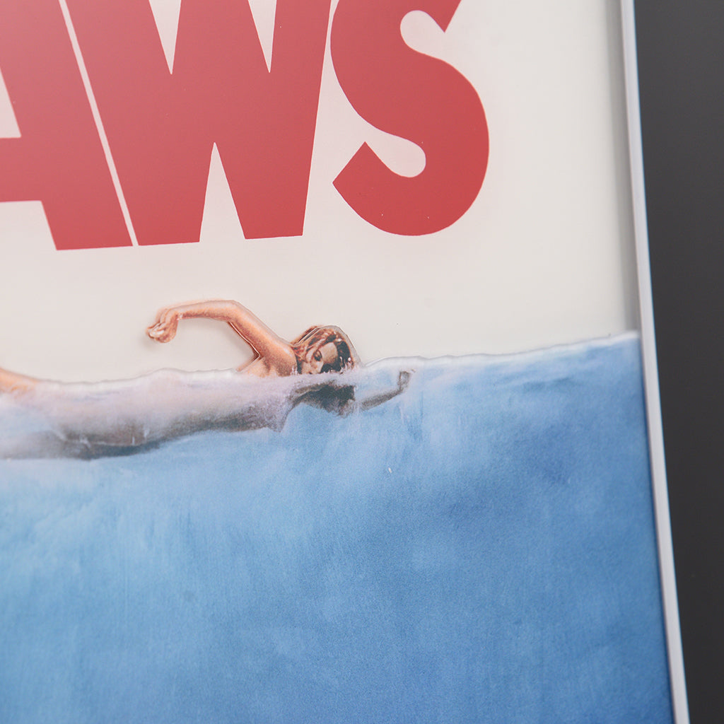 Jaws multi-layer acrylic poster detail 3
