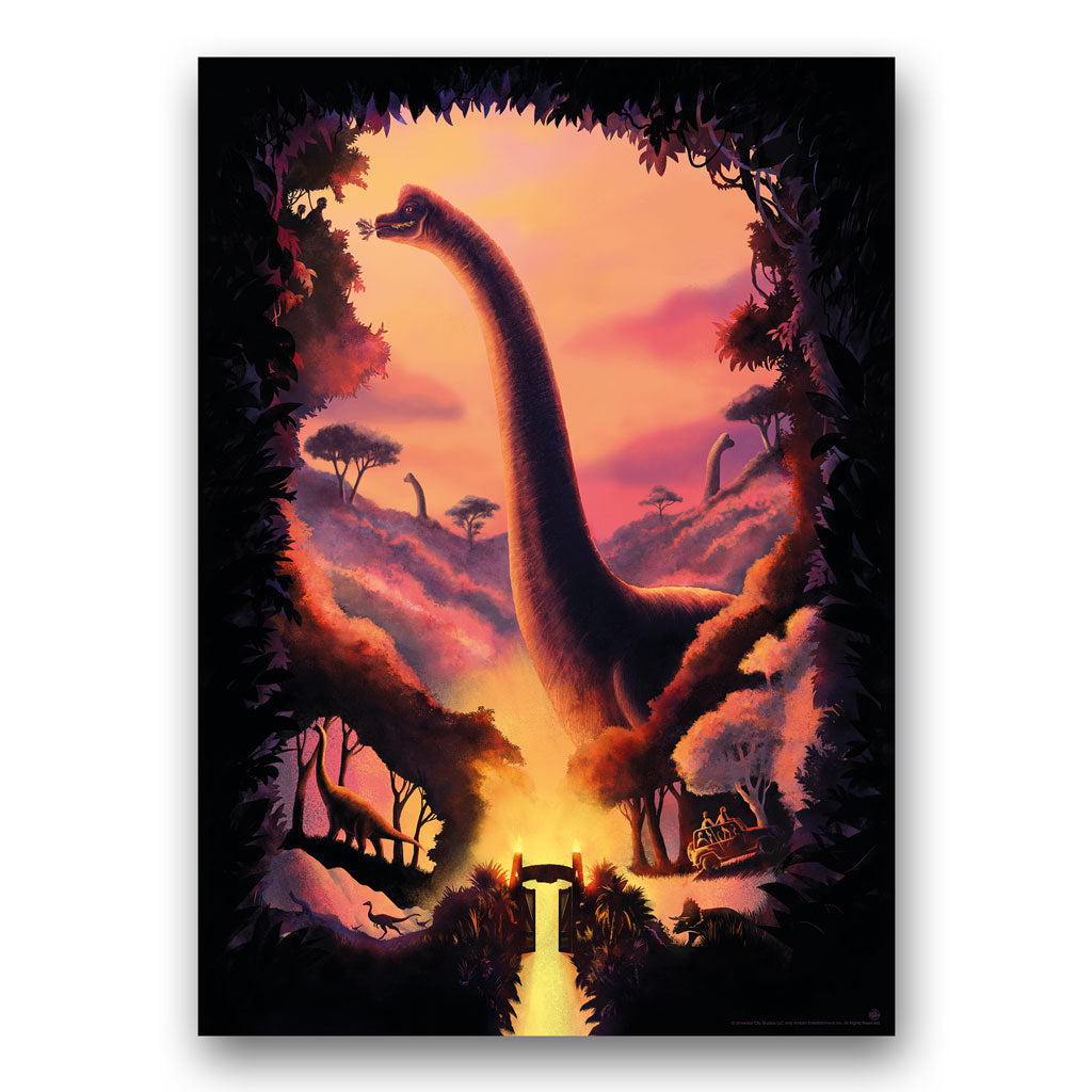 Jurassic Park Brachiosaurus Poster by Carly AF