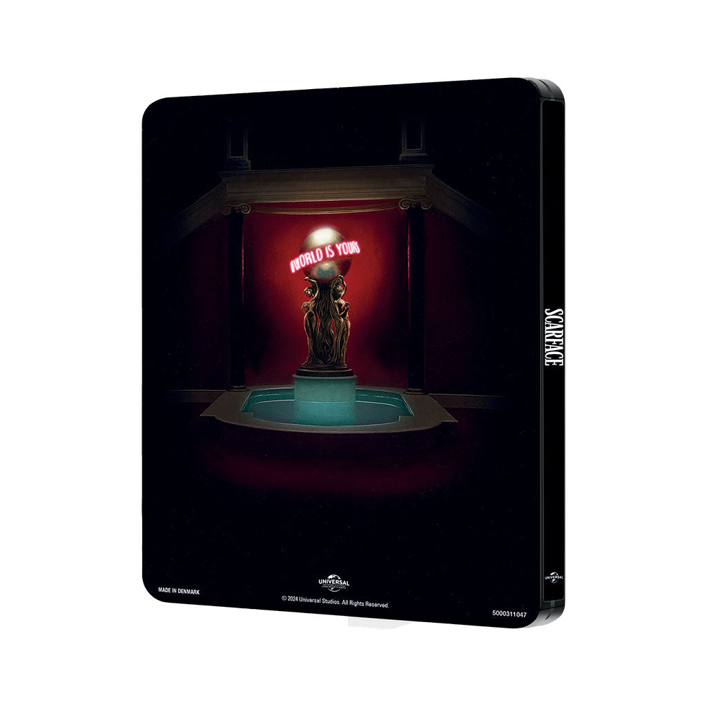 scarface film vault steelbook back art by Matt Ferguson and florey