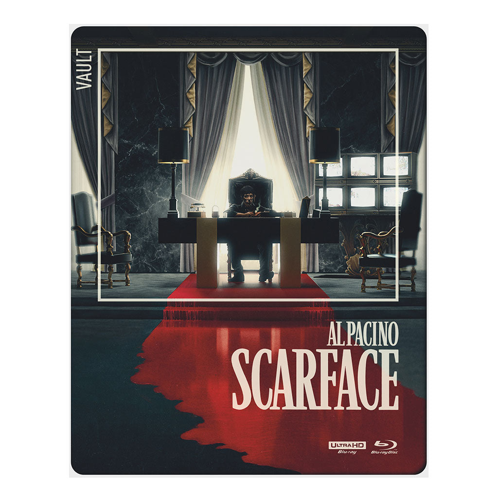 scarface film vault steelbook front by Matt Ferguson and florey