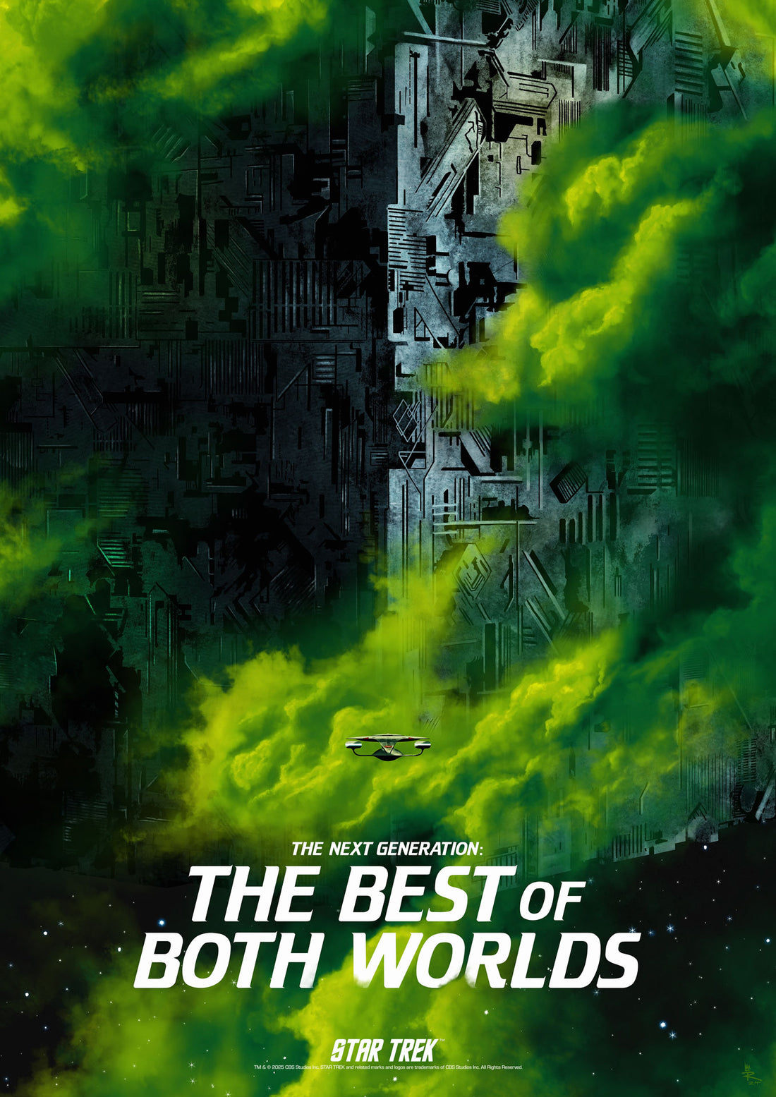 Star Trek The Next Generation The Best Of Both Worlds Poster by Royalston