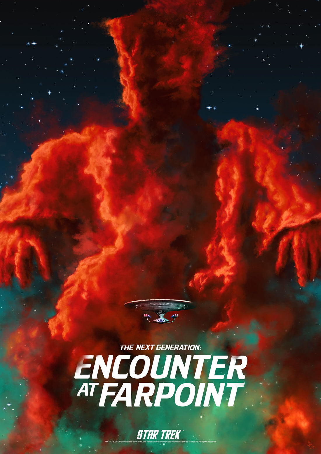 Star Trek The Next Generation Encounter At Farpoint Poster by ROYALSTON