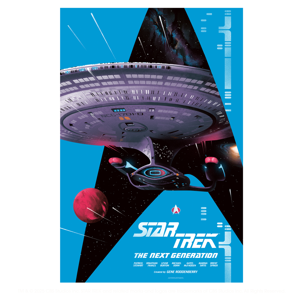 Star Trek The Next Generation Poster by Lyndon Willoughby