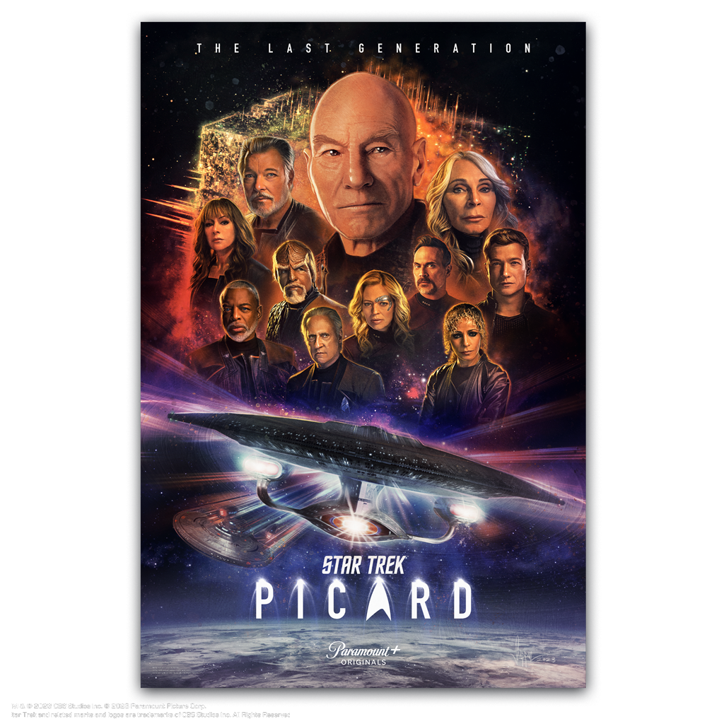 Star Trek Picard Key Art Fine Art Print by Paul Shipper