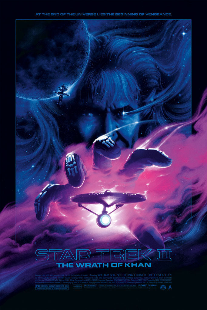 Star Trek II: The Wrath of Khan poster by florey
