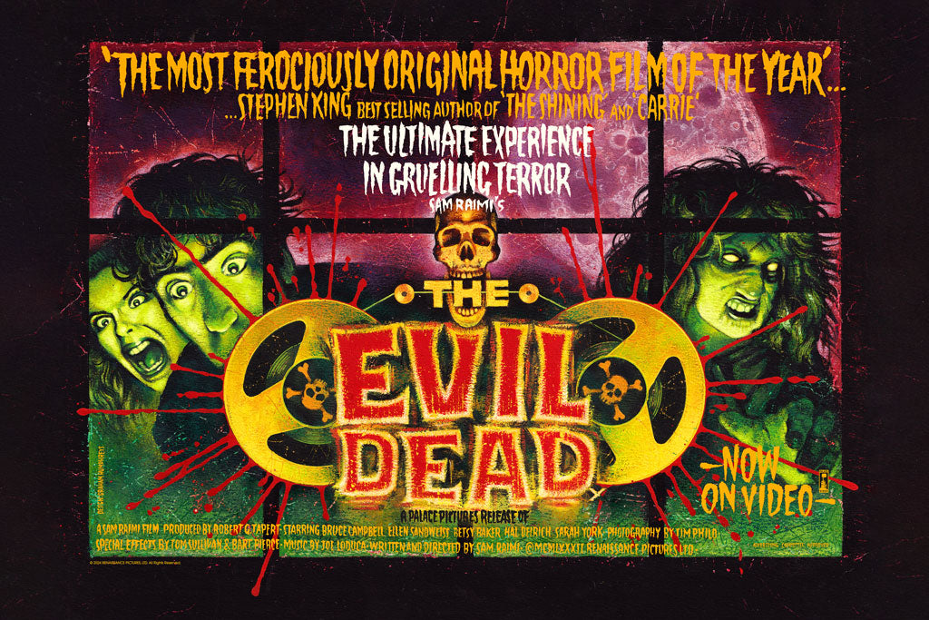 The Evil Dead original movie poster by Graham Humphreys 
