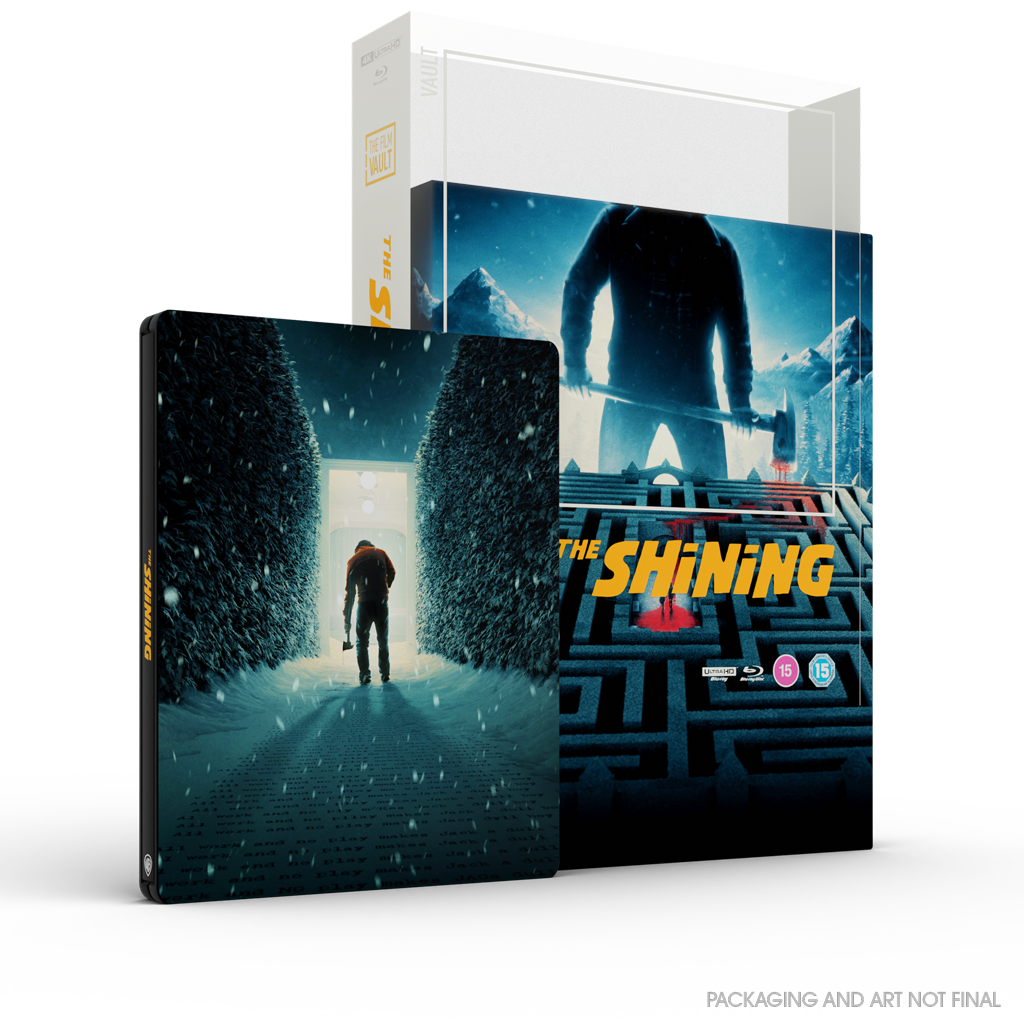 The Film Vault Wave 3 The Shining Steelbook 4K BluRay Matt Ferguson Florey Slipcase Art