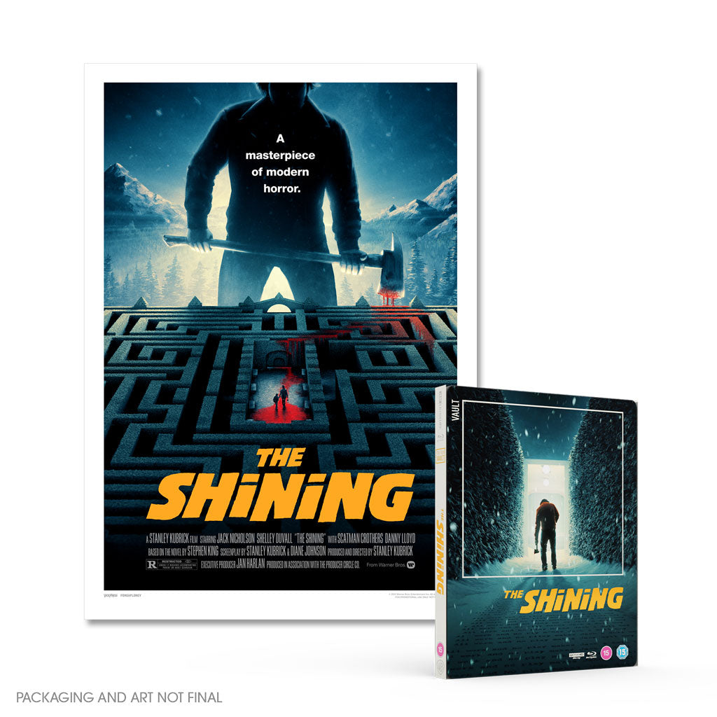 The Film Vault Wave 3 The Shining Vice Press Exclusive Steelbook 4K BluRay Matt Ferguson Florey Art