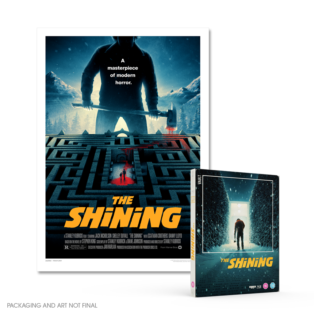 The Film Vault Wave 3 The Shining Vice Press Exclusive Steelbook 4K BluRay Matt Ferguson Florey Art