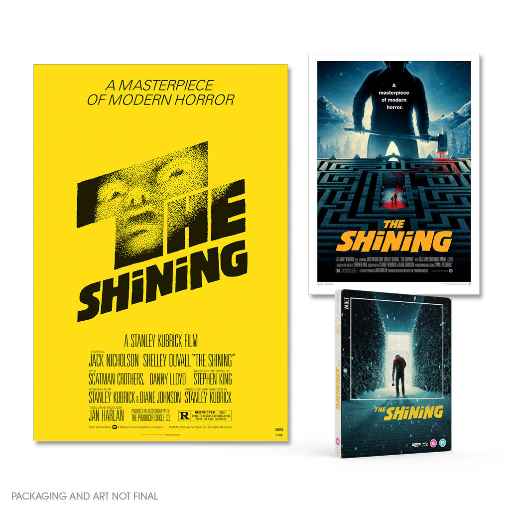 The Film Vault Wave 3 The Shining Vice Press Premium Exclusive Steelbook 4K BluRay Matt Ferguson Florey Art