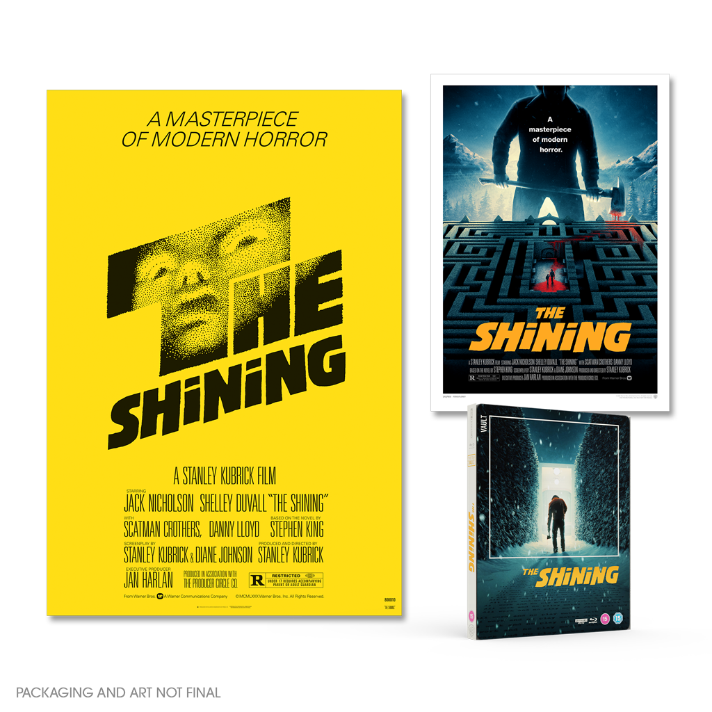 The Film Vault Wave 3 The Shining Vice Press Premium Exclusive Steelbook 4K BluRay Matt Ferguson Florey Art
